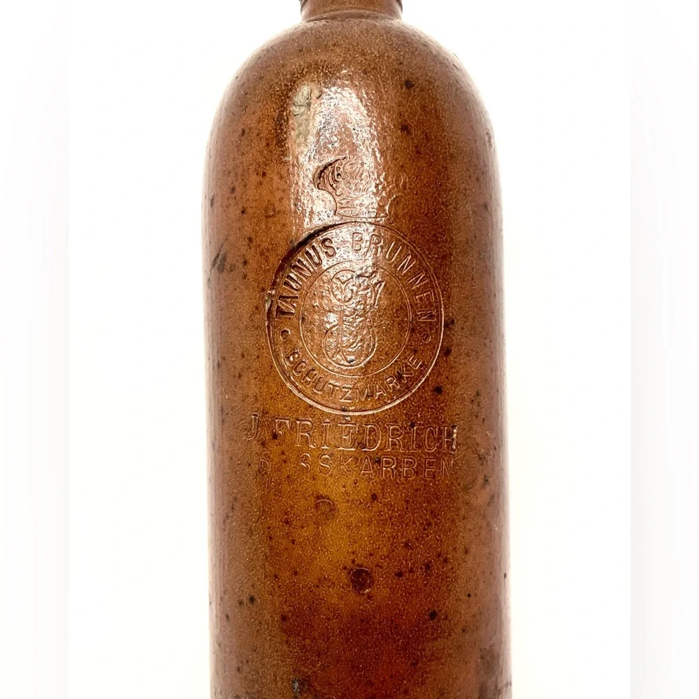 Antique Mid 1800’s German Stoneware Water/Beer/Wine Bottle/Crock Bottle